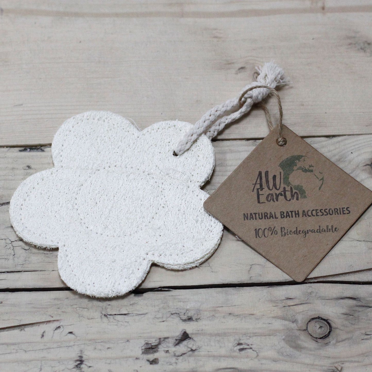 Natural Loofah Body Scrubs - Flower | Auro & Co