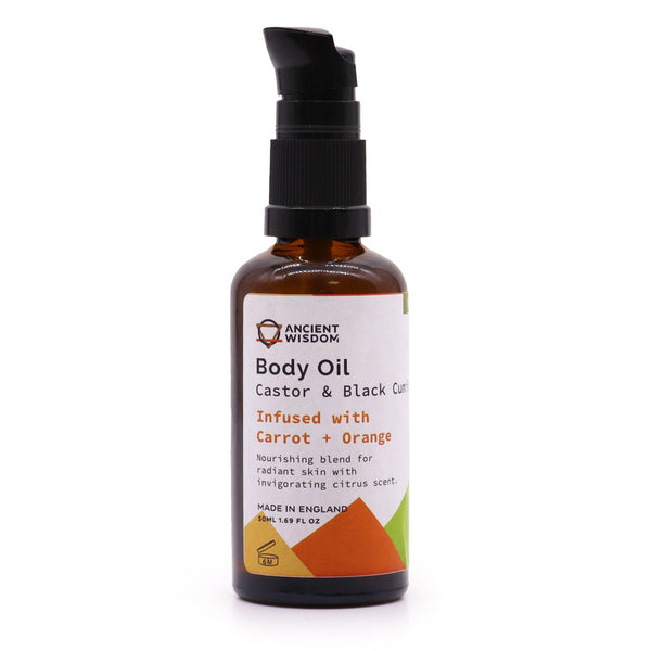 Organic Body Oil 50ml - Carrot & Orange | Auro & Co