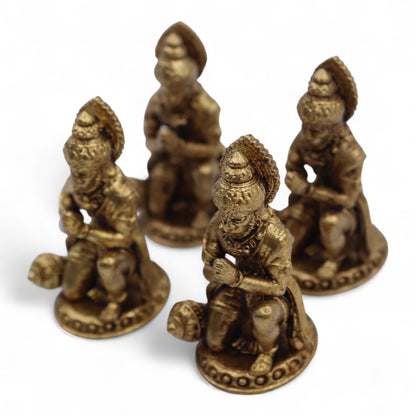 Hanuman Brass Miniature Figure, 4cm