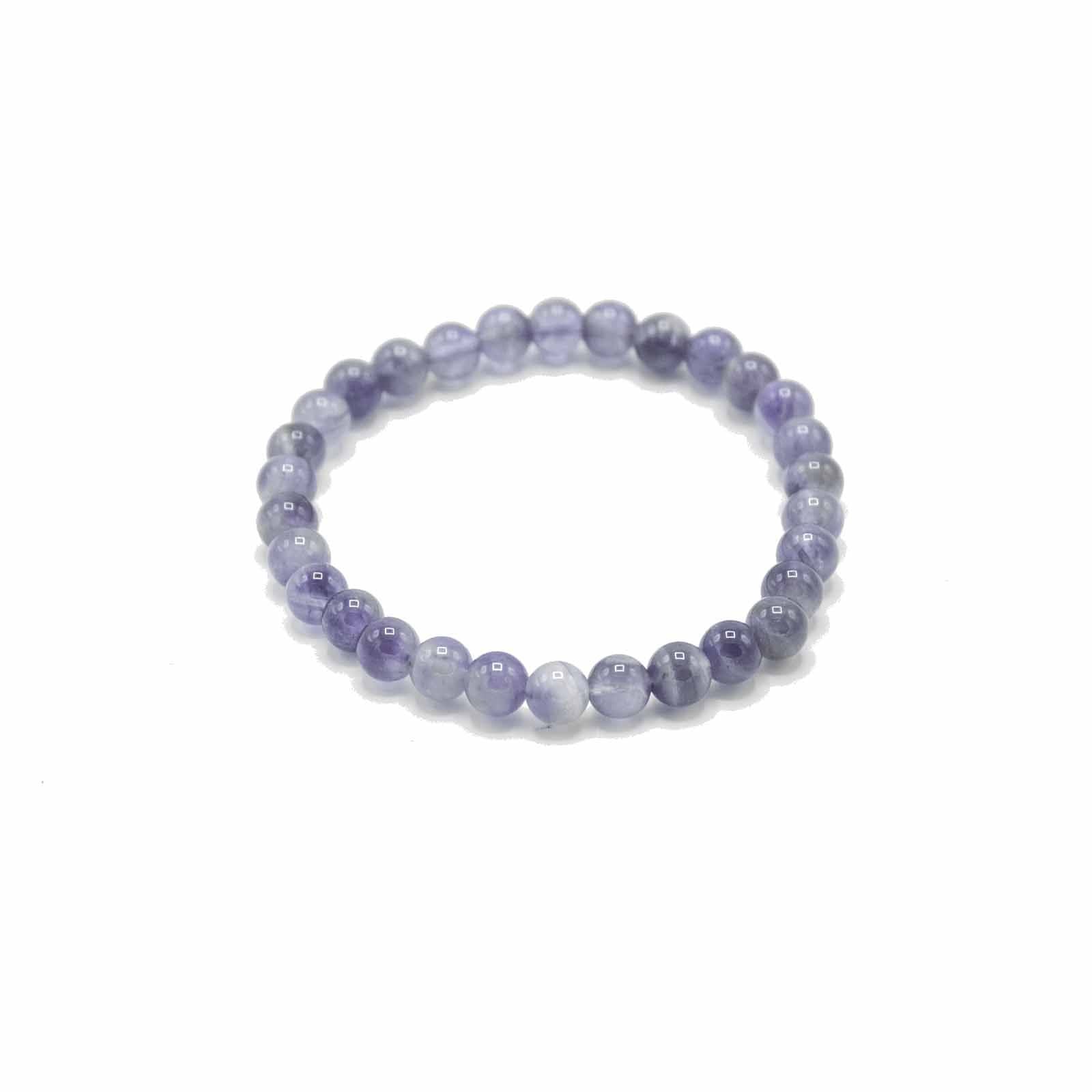 Gemstone Manifestation Bracelet - Amethyst - Calmness – detail view