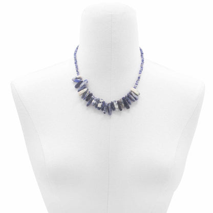 Longstone Gem Necklace - Sodalite – detail view
