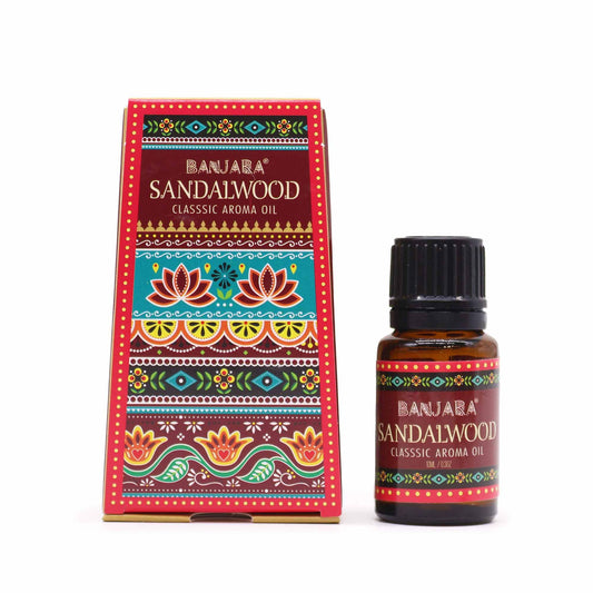Sandalwood Banjara Indian Fragrance Oil, 10ml