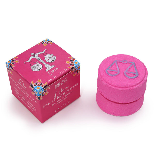 Ritual Set – Libra Zodiac Crystal Fizzer Duo | Auro & Co