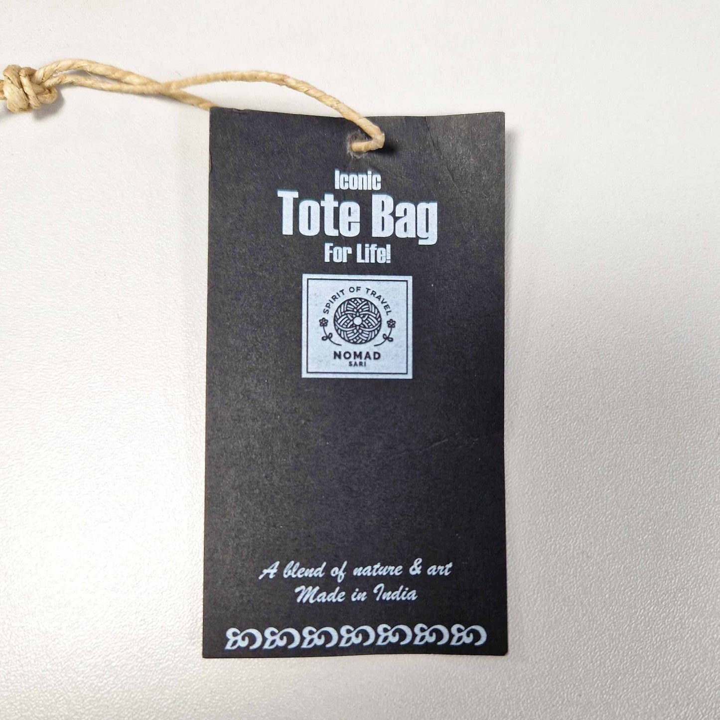 Iconic Classic Tote Bag - Mi Vida Loca - Black Natural 10oz