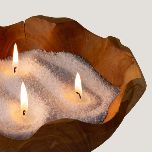 Azure Noir Candle Sand - Warm Grey, 300g