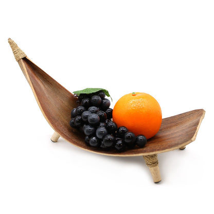 Curved Artisan Display Bowls – Natural Wood Finish (Set of 3) – product image 5