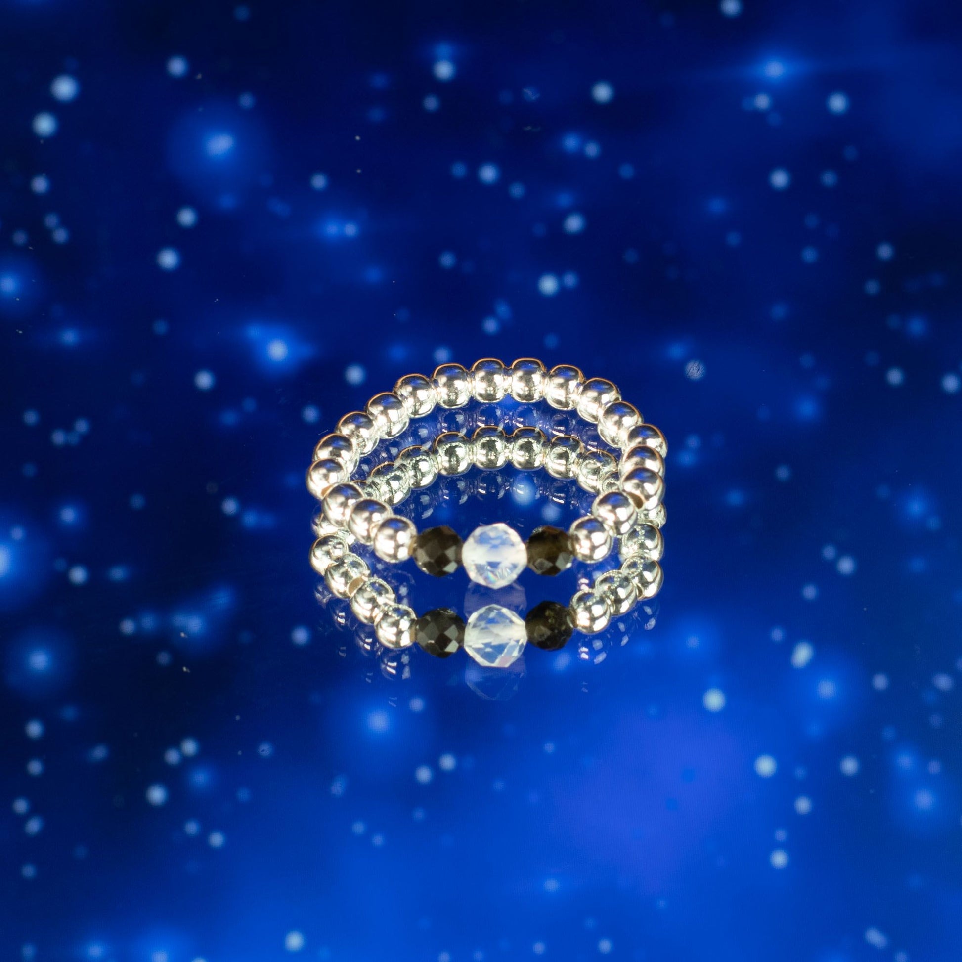 Nymph Spirit Gemstone Ring Set - Northern Lights – product image 9