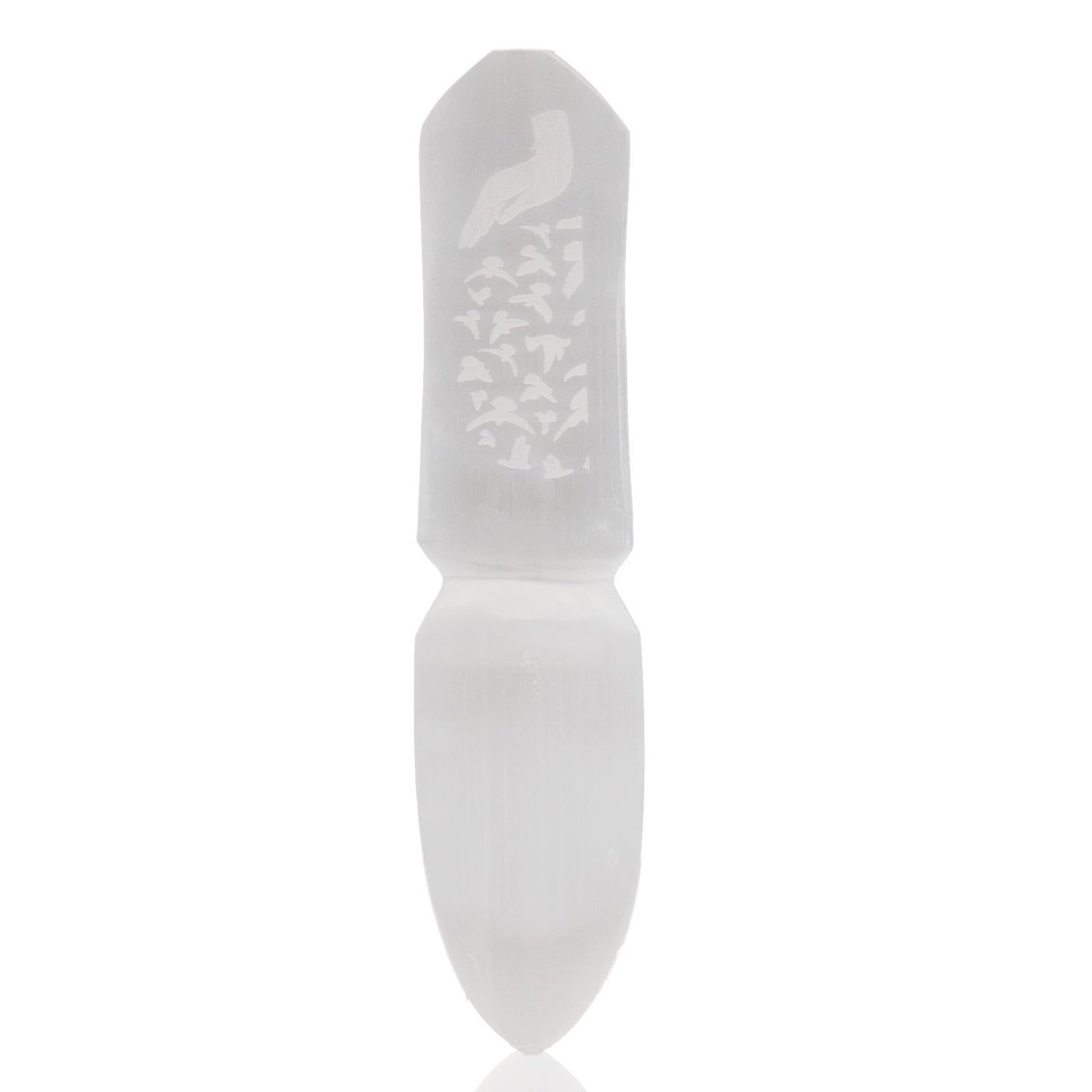 Selenite Ritual Knife - Releasing Bonds – lifestyle shot