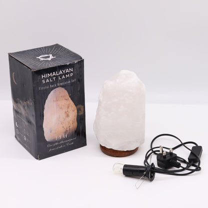 Crystal Rock Himalayan Salt Lamp - & Base apx 3-5kg – detail view