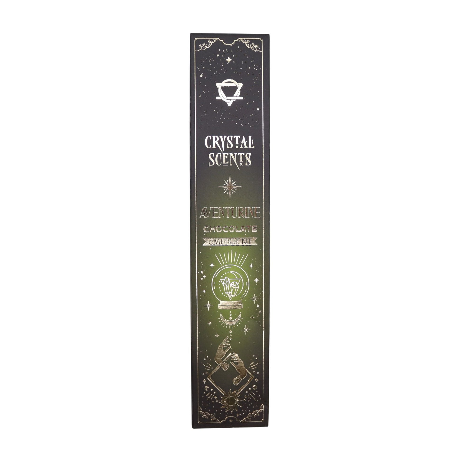 Aventurine Crystal Scents Smudge Incense - Chocolate – detail view