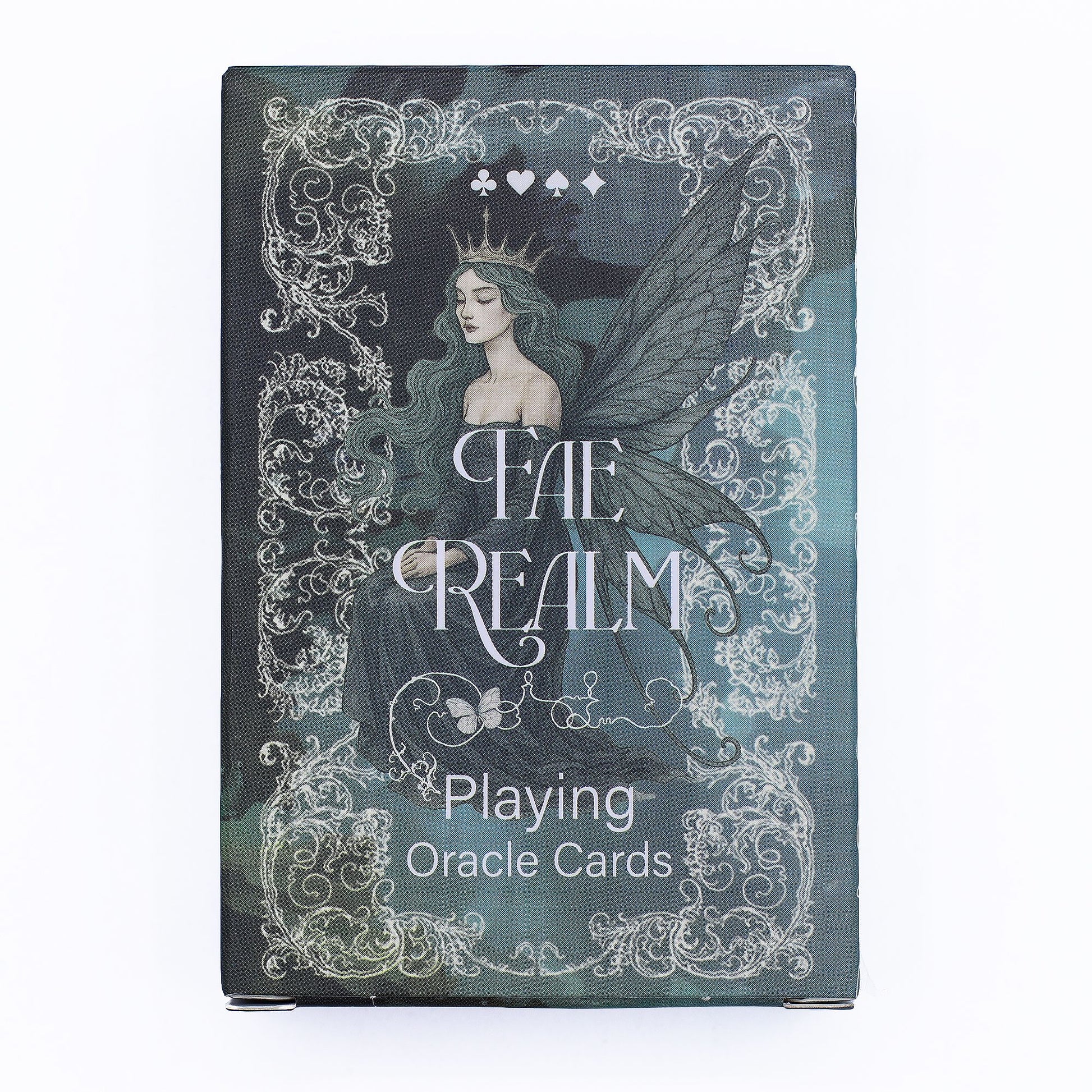 Fae Realm Playing & Oracle Cards – Fairy Theme – detail view