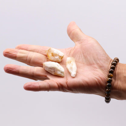 Raw Crystals (500gm) - Citrine Rough Points – lifestyle shot