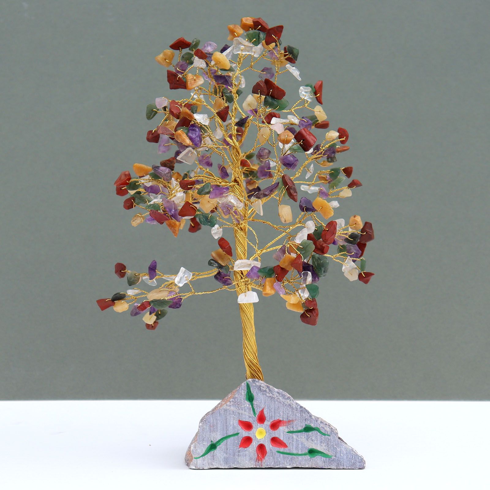 Indian Gemstone Trees - 320 Stone – detail view