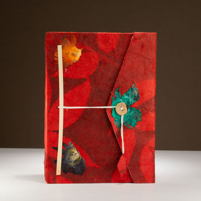 Ruby Lokta Notebook, Large