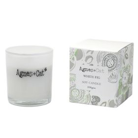 Agnes + Cat Votive Candle - White Fig – product image 6