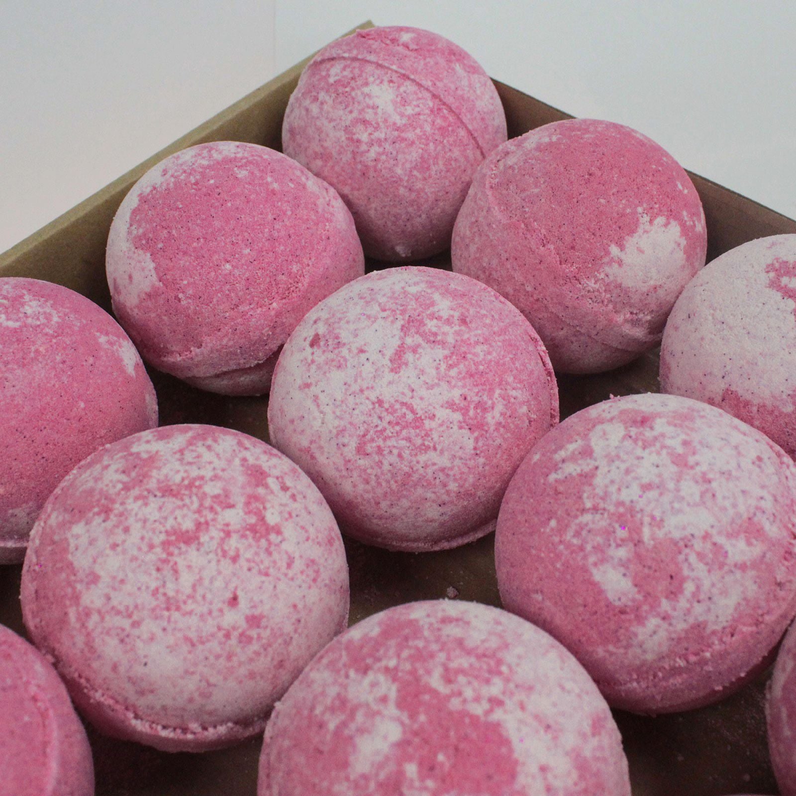 Set of 3 Cherry Bath Bombs – detail view