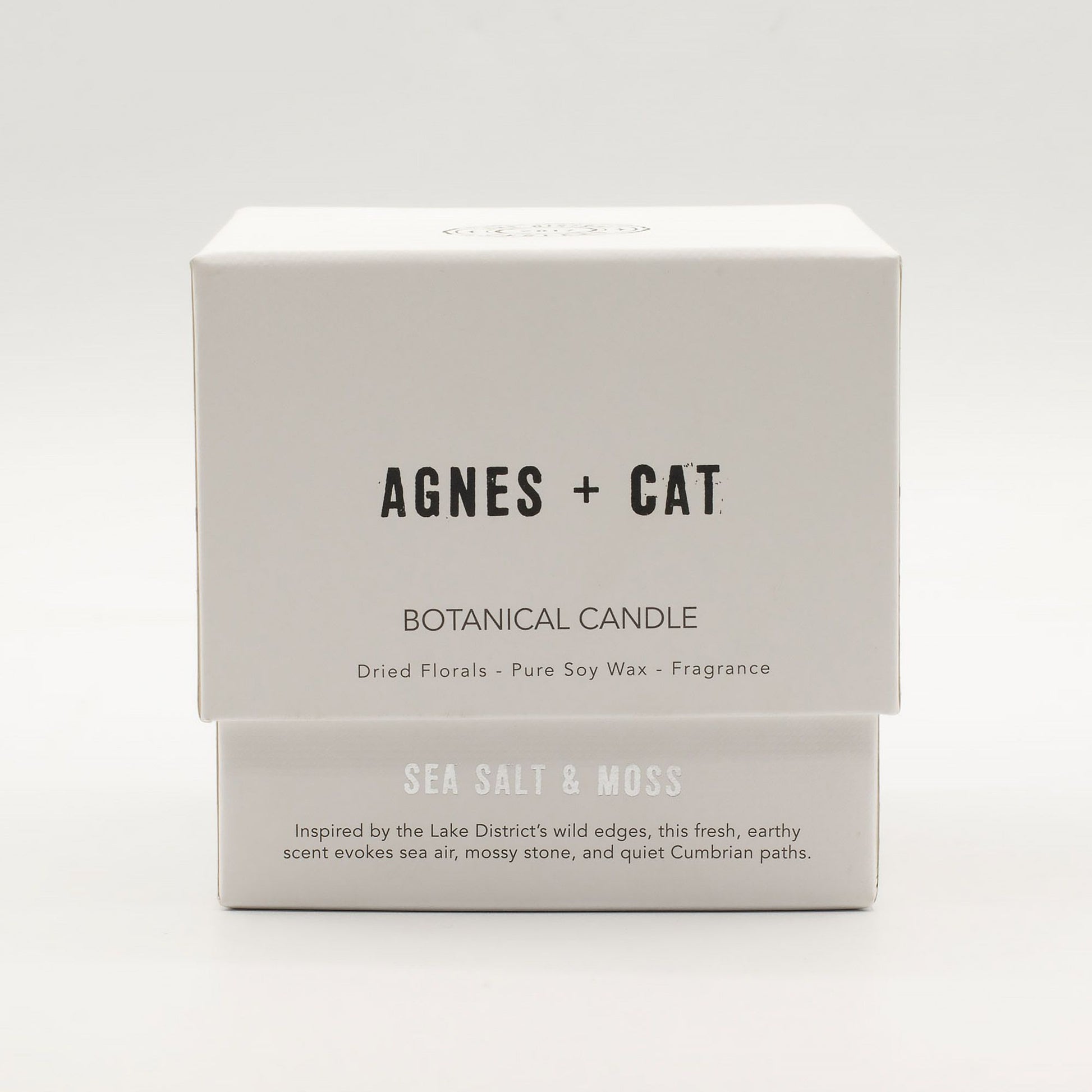 Agnes + Cat Botanical Soy Wax Candle - Seasalt & Moss – product image 6