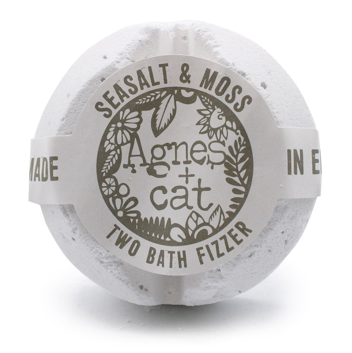 Sea Salt & Moss Bath Fizzer | Agnes + Cat