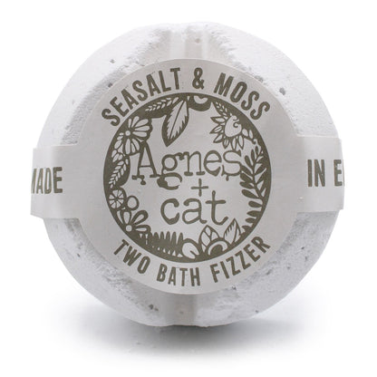 Sea Salt & Moss Bath Fizzer | Agnes + Cat