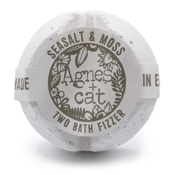 Sea Salt & Moss Bath Fizzer | Agnes + Cat