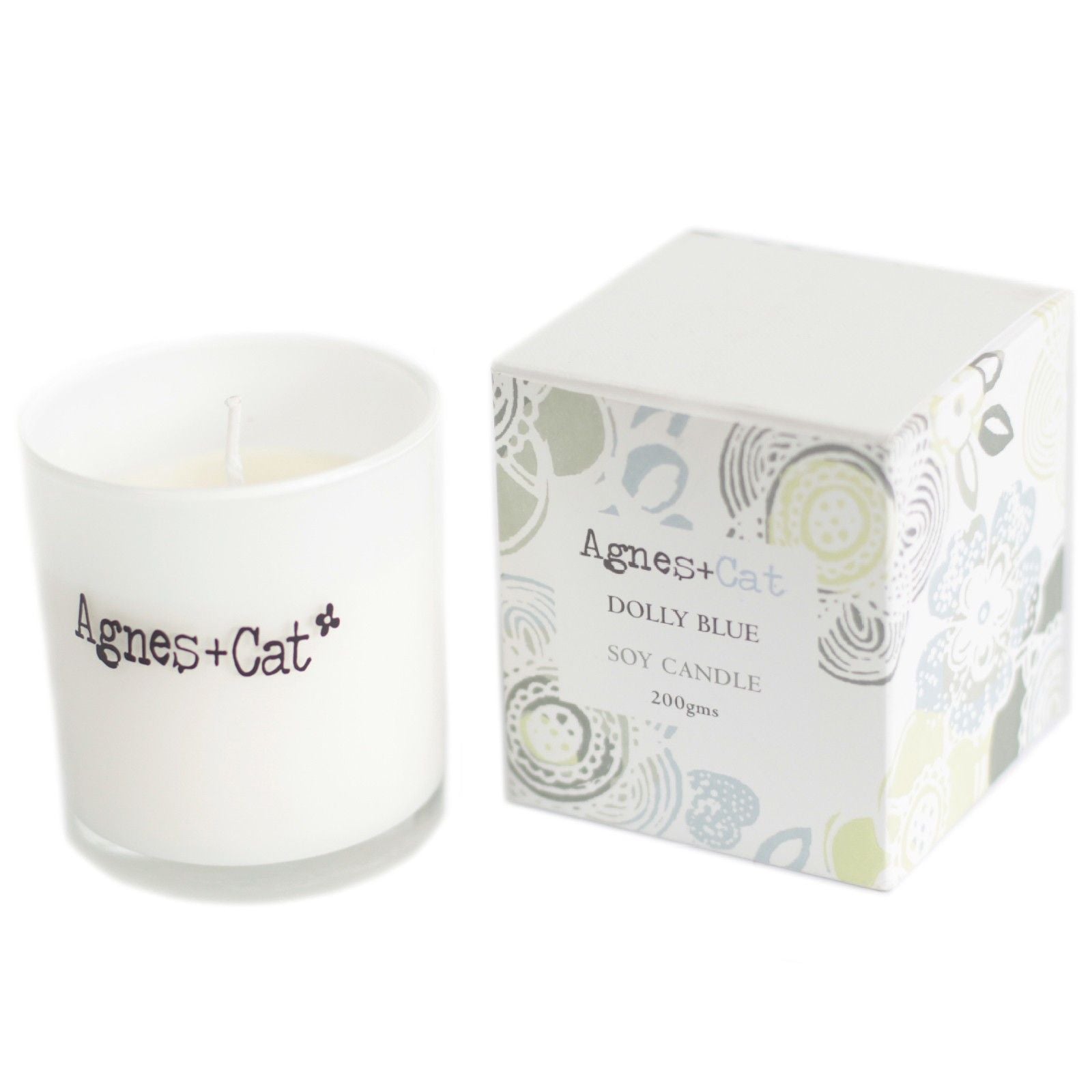 Agnes + Cat Votive Candle - Dolly Blue | Auro & Co