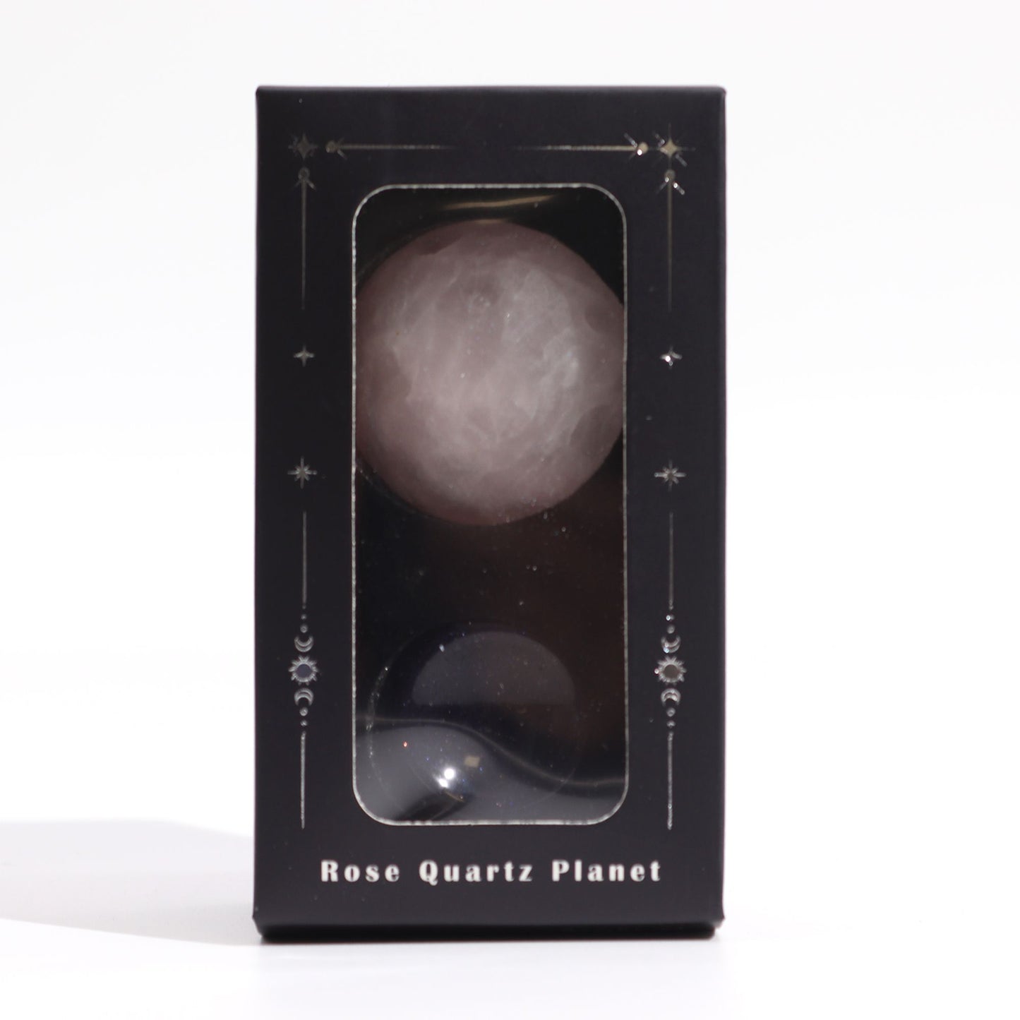 Rose Quartz Planet on a Sola Goldstone Stand (VENUS) – product image 8