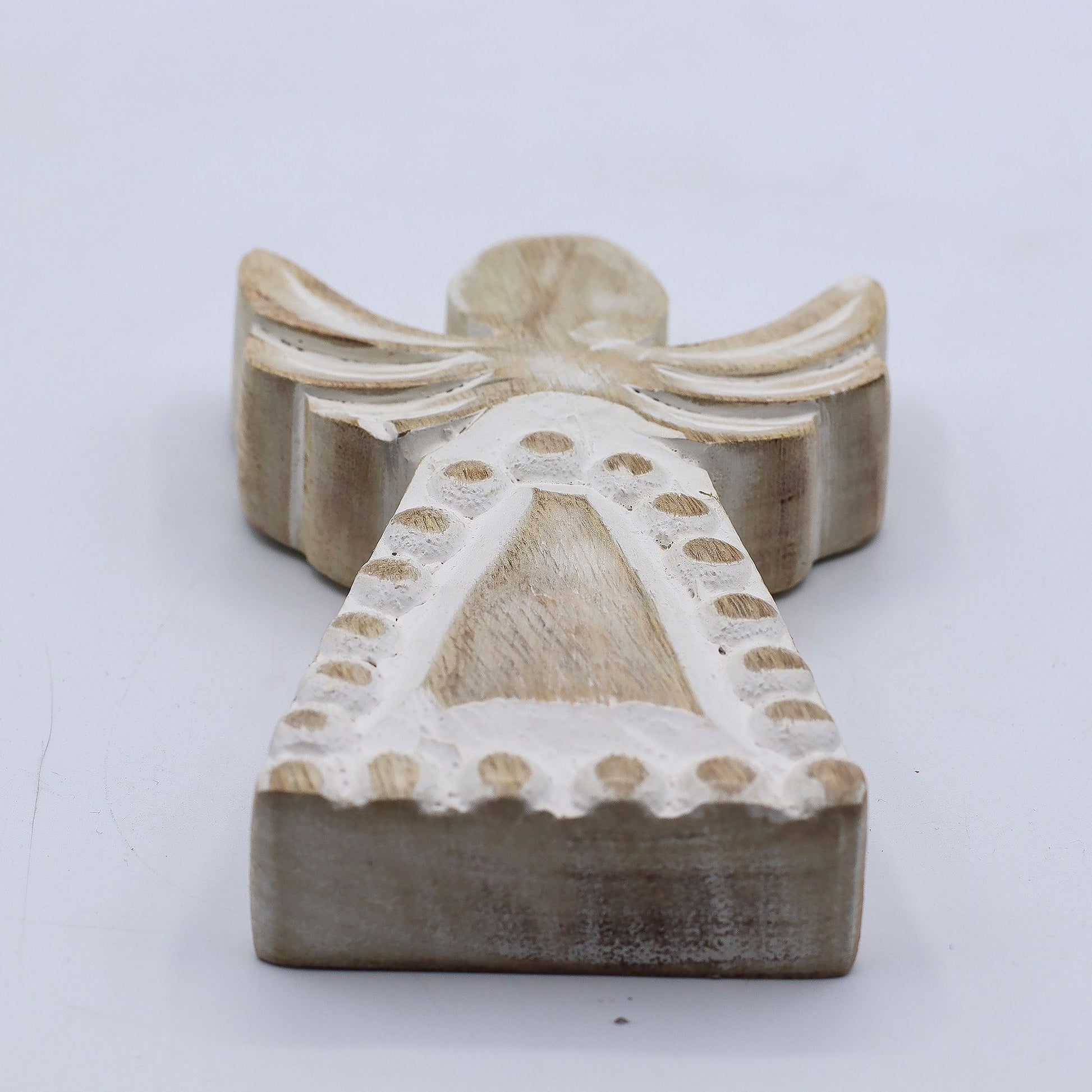 Mango Wood Angel - Whitewash – packaging