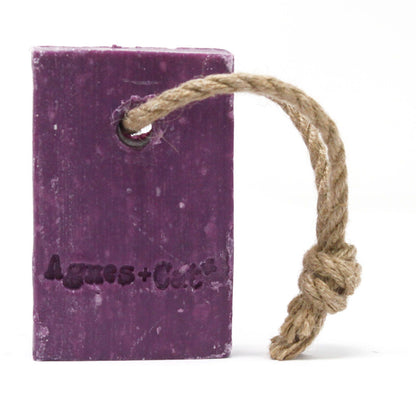 Pressed Peonies Soap on a Rope - Agnes + Cat