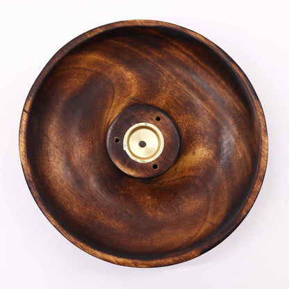 Classic Mango Wood Incense Disc