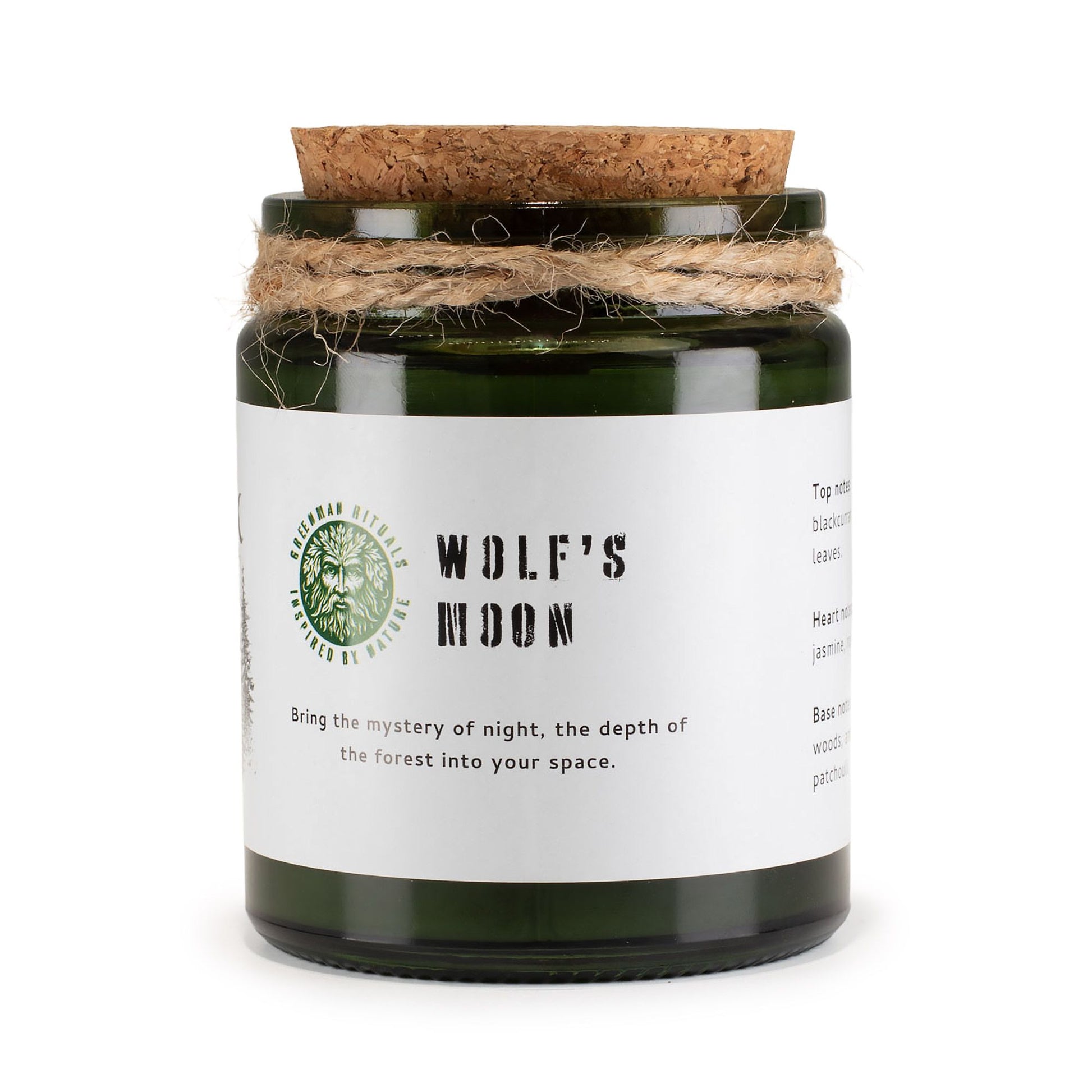 Greenman Woodwick Soy Candle - Wolf's Moon | Auro & Co