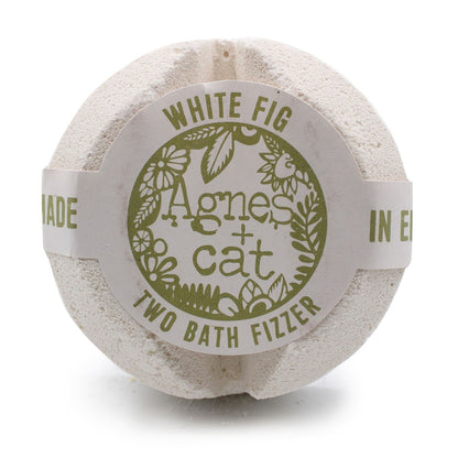 Agnes + Cat Bath Fizzer - White Fig | Auro & Co