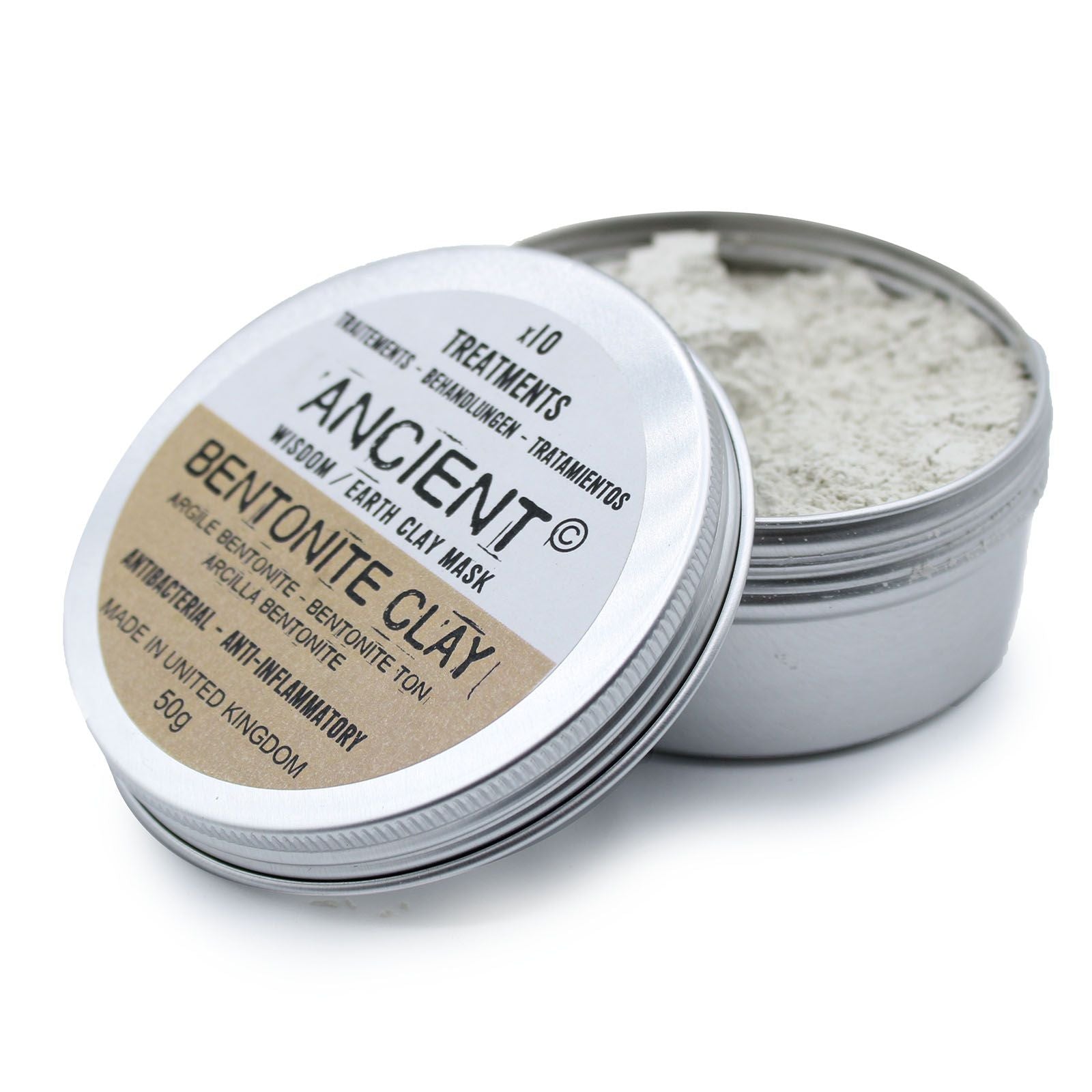 Bentonite Clay 50g – detail view