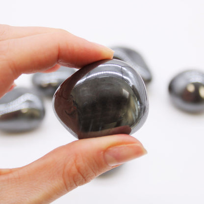 XL Tumble Stones - Hematite – detail view