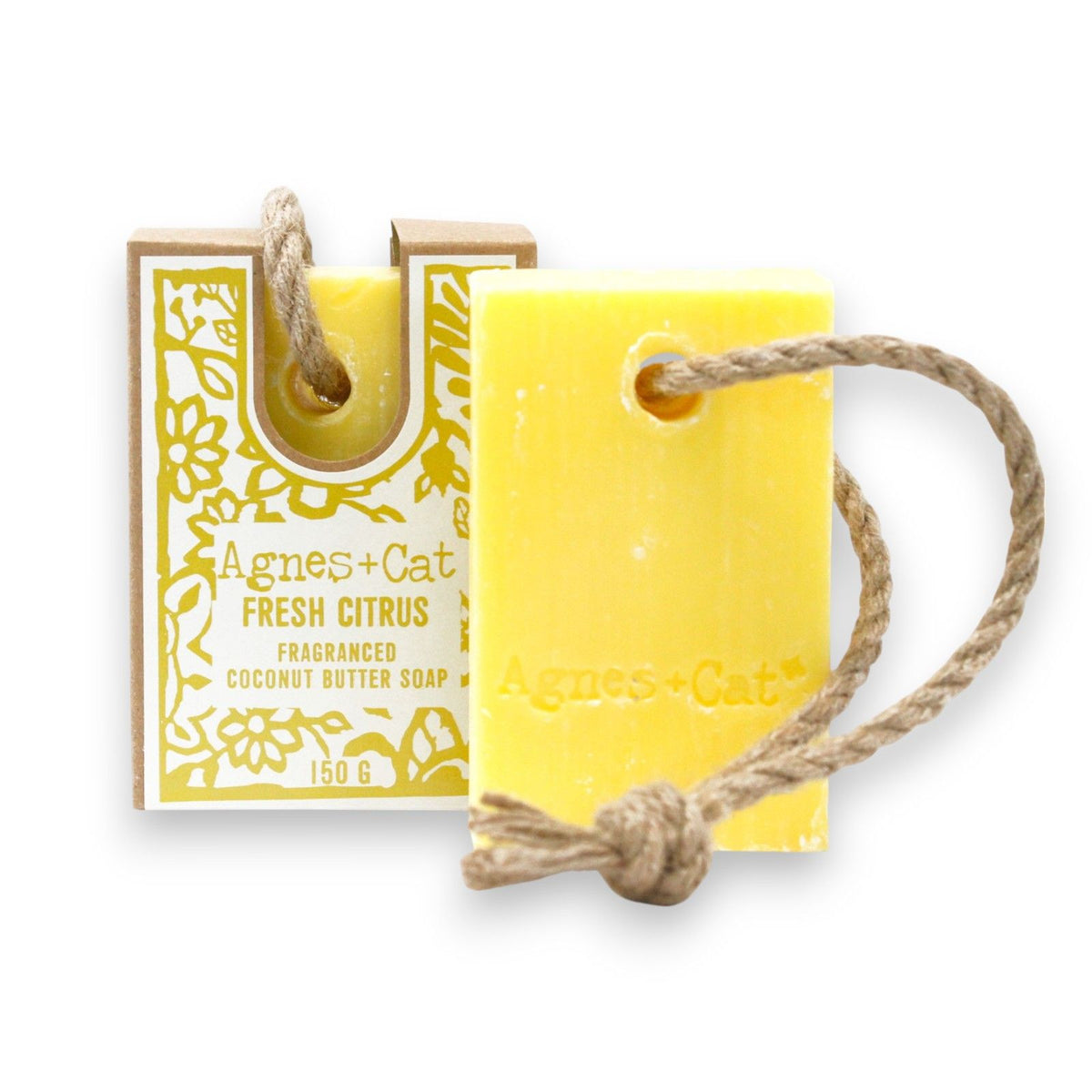 Fresh Citrus Soap on a Rope - Agnes + Cat