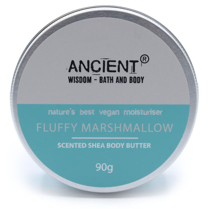 Scented Shea Body Butter 90g - Fluffy Marshmallow | Auro & Co