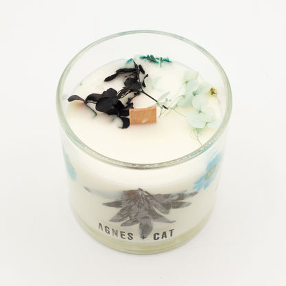 Agnes + Cat Botanical Soy Wax Candle - Seasalt & Moss | Auro & Co