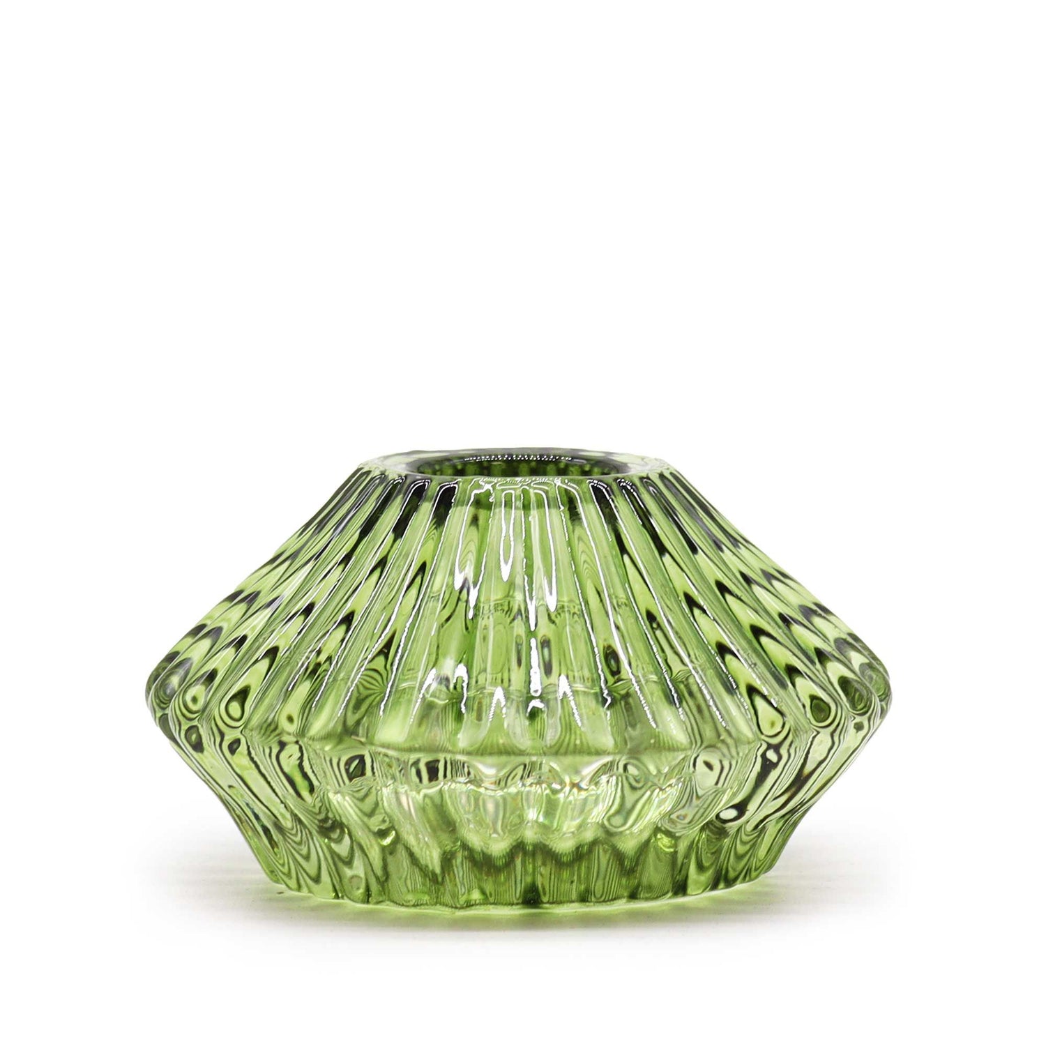 Flower Flip Dinner Candle / Tealight Holder - Garden Jade | Auro & Co