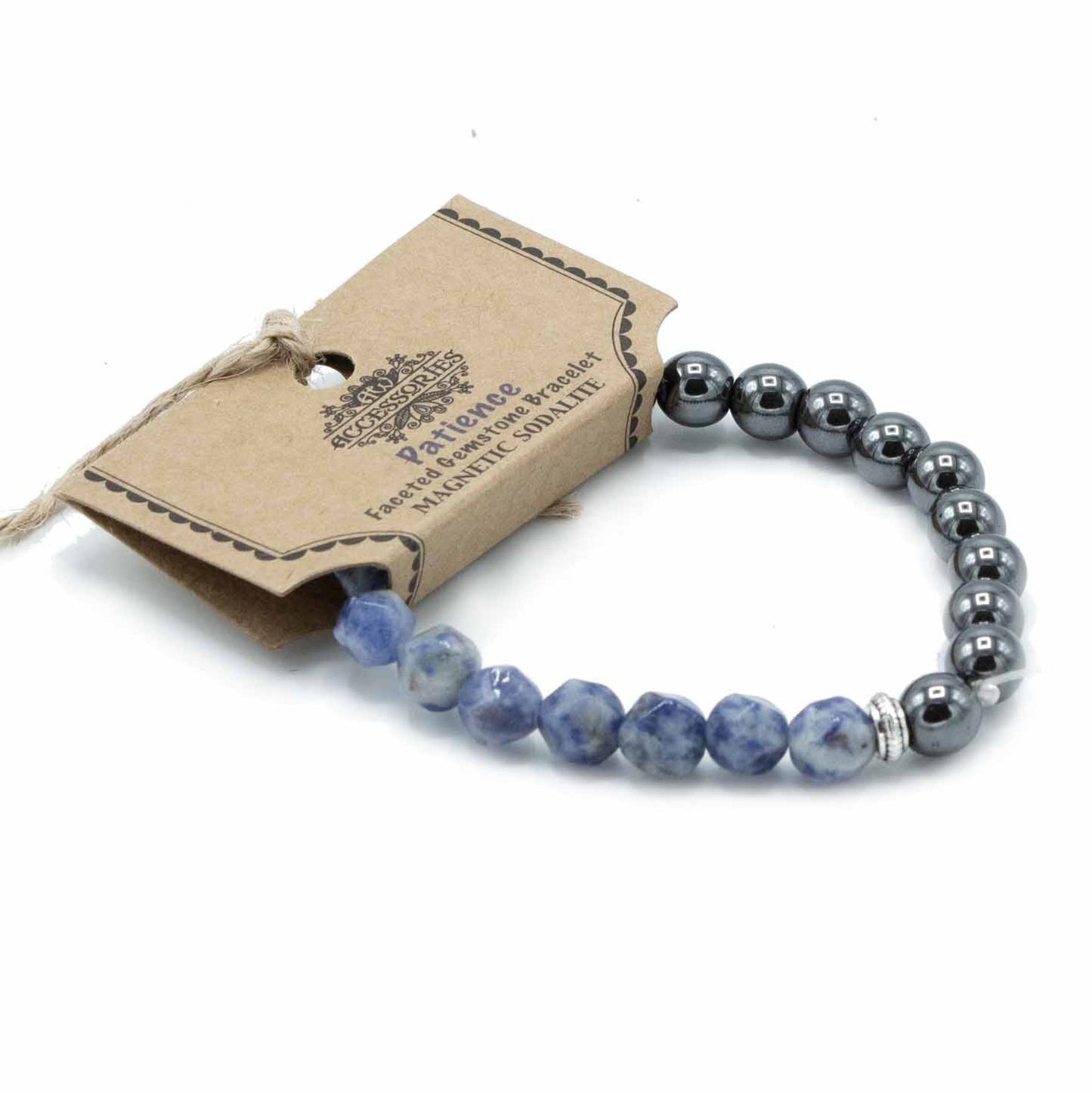 Faceted Gemstone Bracelet - Magnetic Sodalite | Auro & Co
