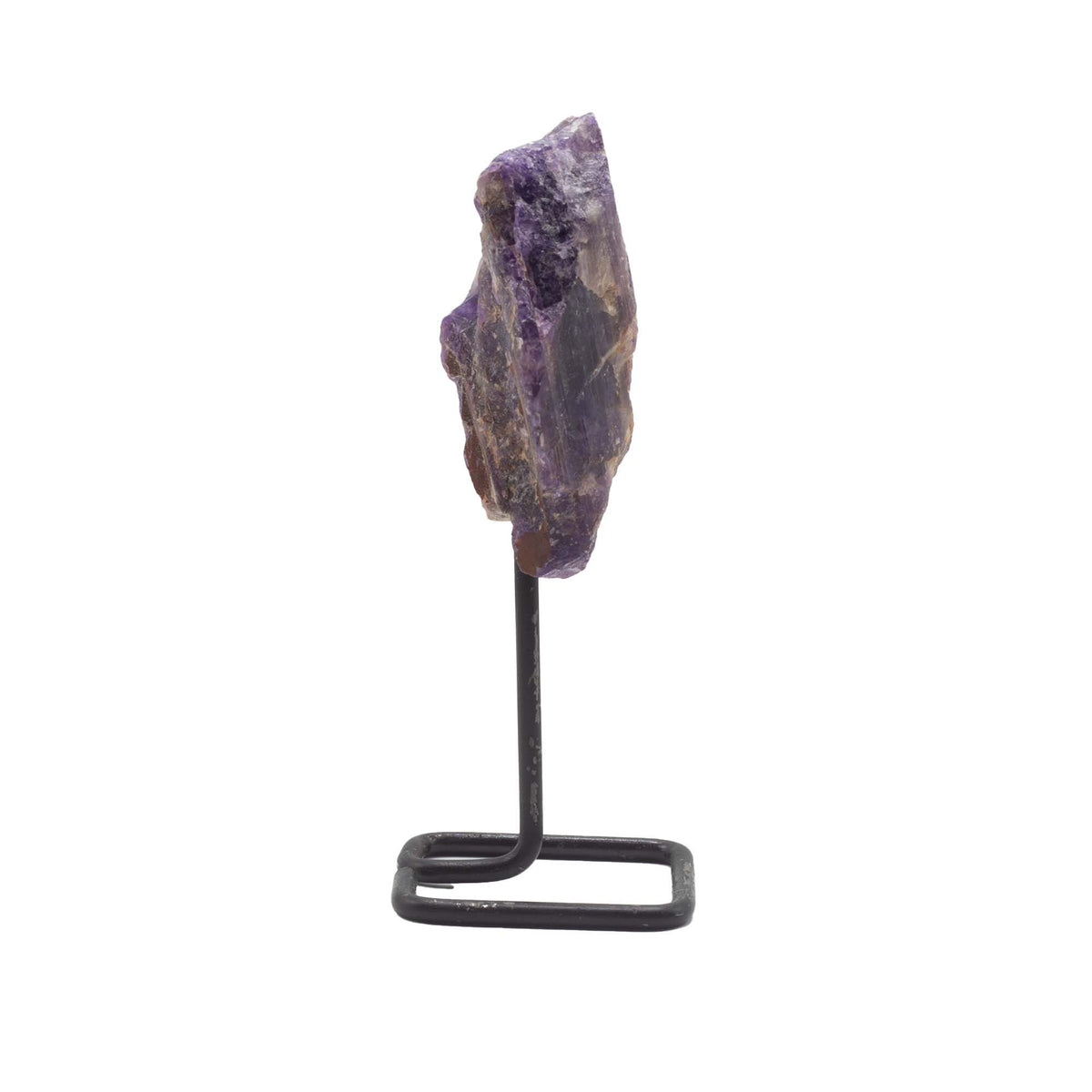 Amethyst Mineral Specimen on Stand