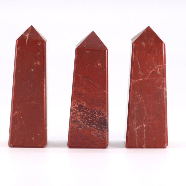 Gemstone Obelisk Point approx 5cm - Red Jasper | Auro & Co
