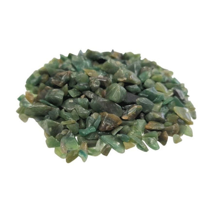 Green Avenurine Gemstone Chips Bulk - 1KG | Auro & Co