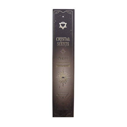 Pyrite Crystal Scents Smudge Incense - Cinnamon – detail view