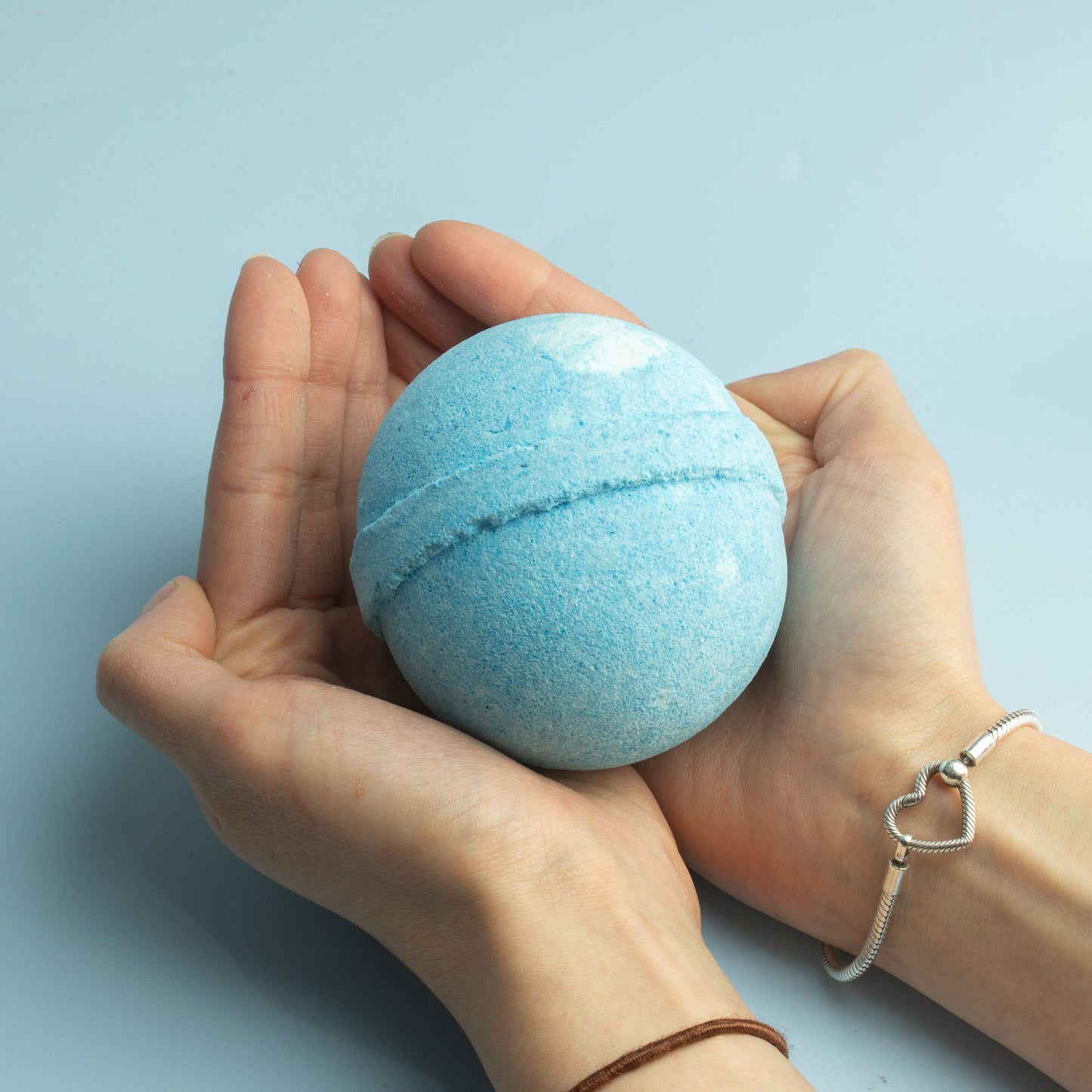 Elemental Crystal Bath Bomb - Water – lifestyle shot