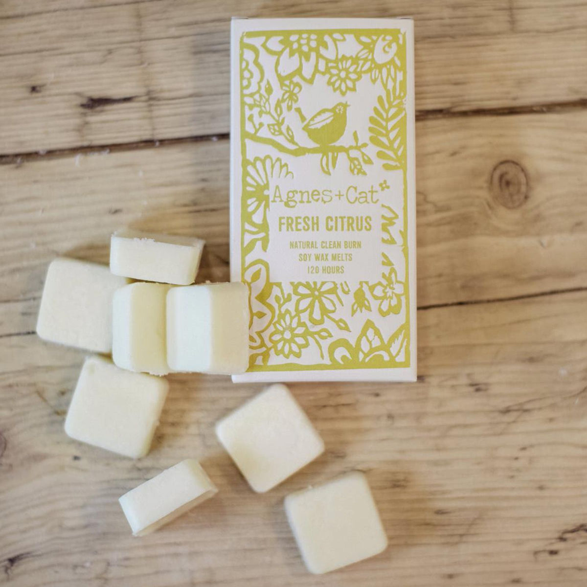 Fresh Citrus Wax Melts, Box of 8 - Agnes + Cat