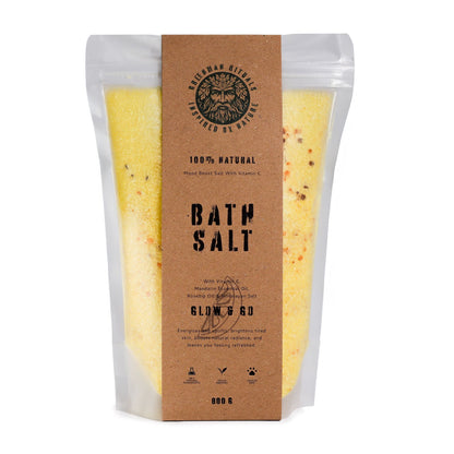 Greenman Rituals Vitamin C & Mandarin Epsom Bath Salt – Glow & Go | Auro & Co