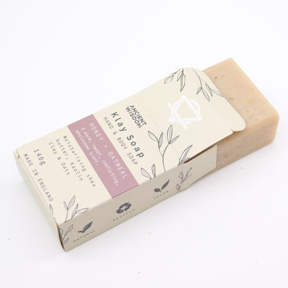 Honey Oatmeal Klay Soap, Kaolin Clay Bar