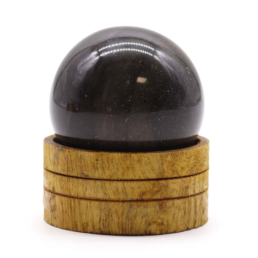 Gemstone Sphere 50mm - Ocean Agate with Stand | Auro & Co