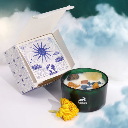 Hop Hare Crystal Magic Flower Candle - The Sun – product image 5