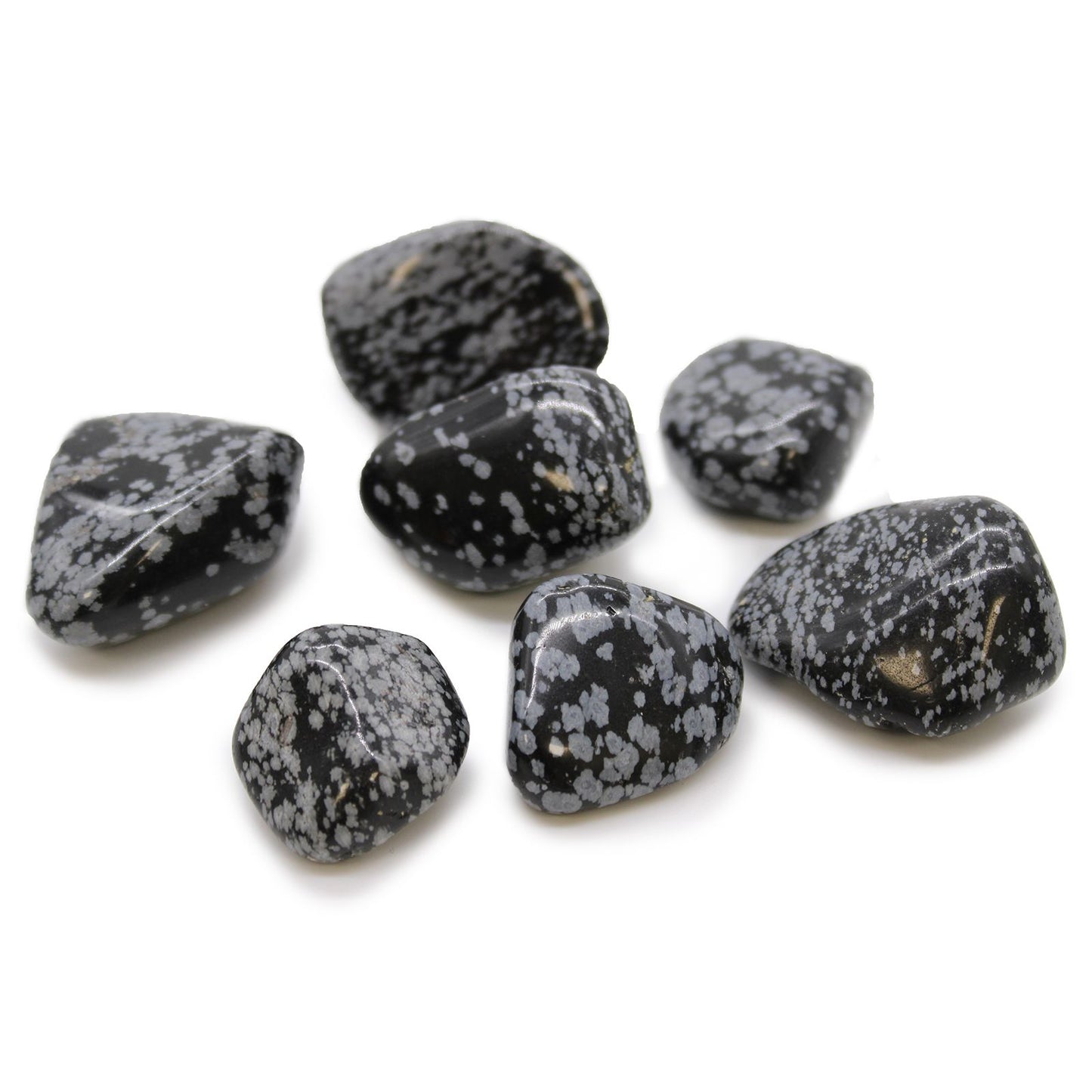 XL Tumble Stones - Obsidian Snowflake | Auro & Co