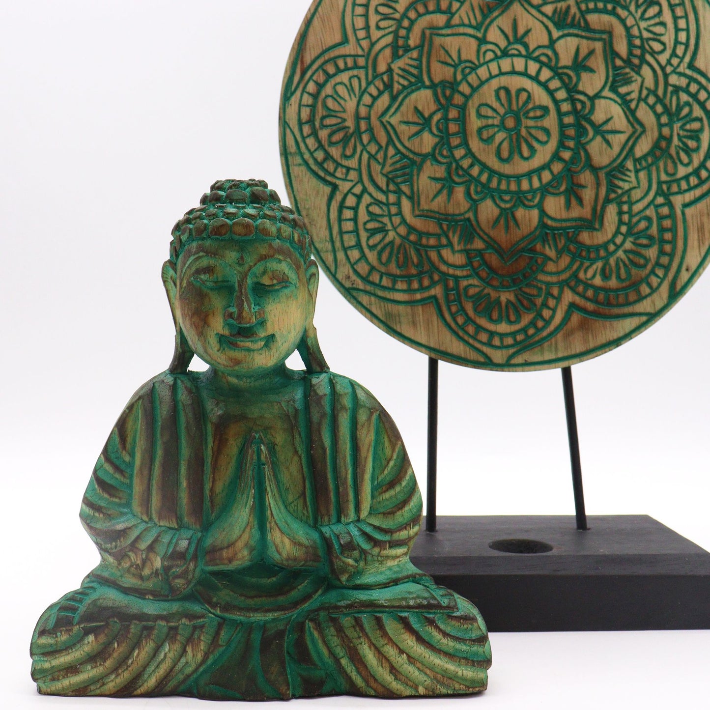 Buddha Feng Shui Set – Buddha Knot (Emerald Green Edition)
